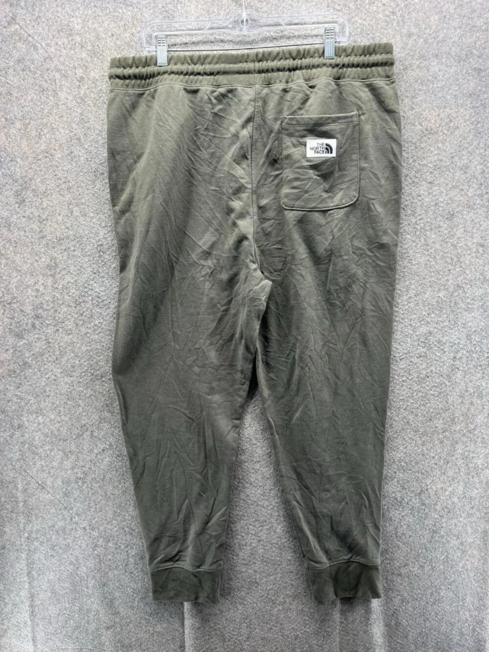 The North Face Jogger Sweatpants Mens XL Green Fleece Elastic Waist Pockets